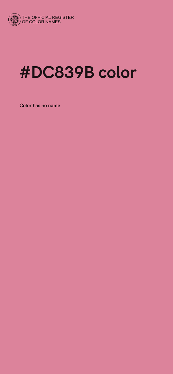 #DC839B color image