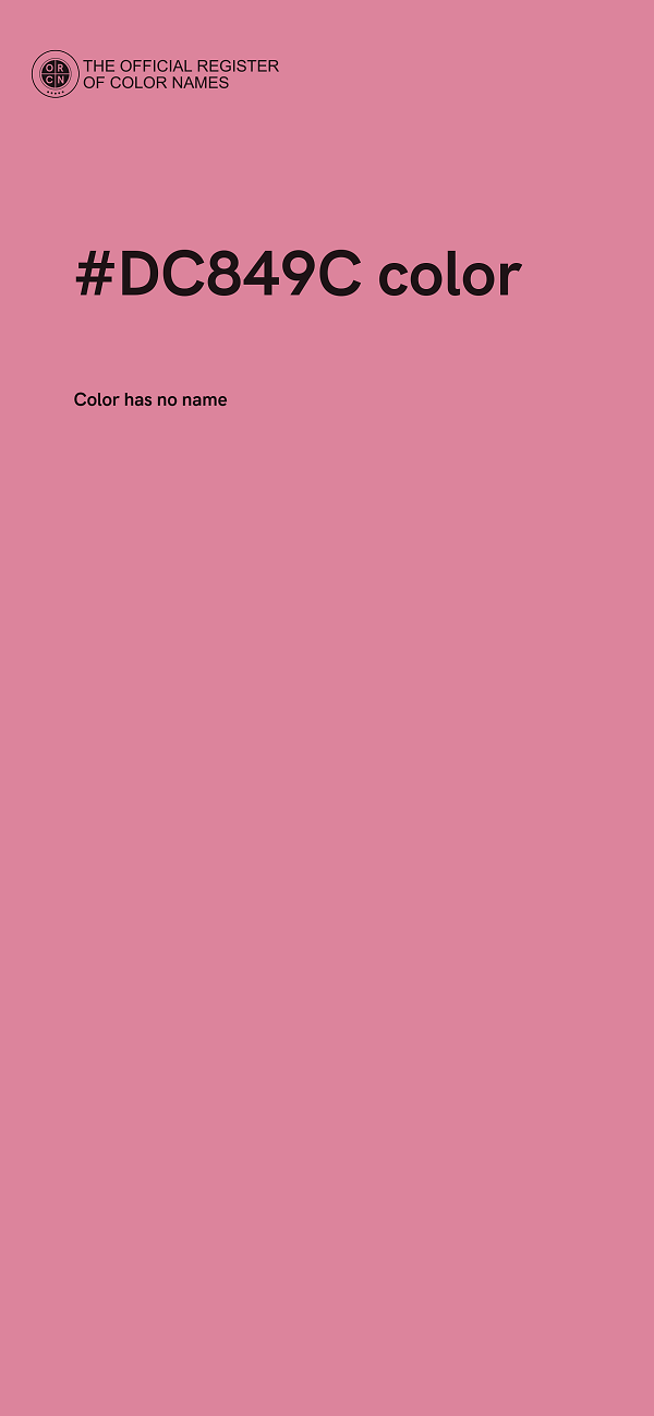 #DC849C color image