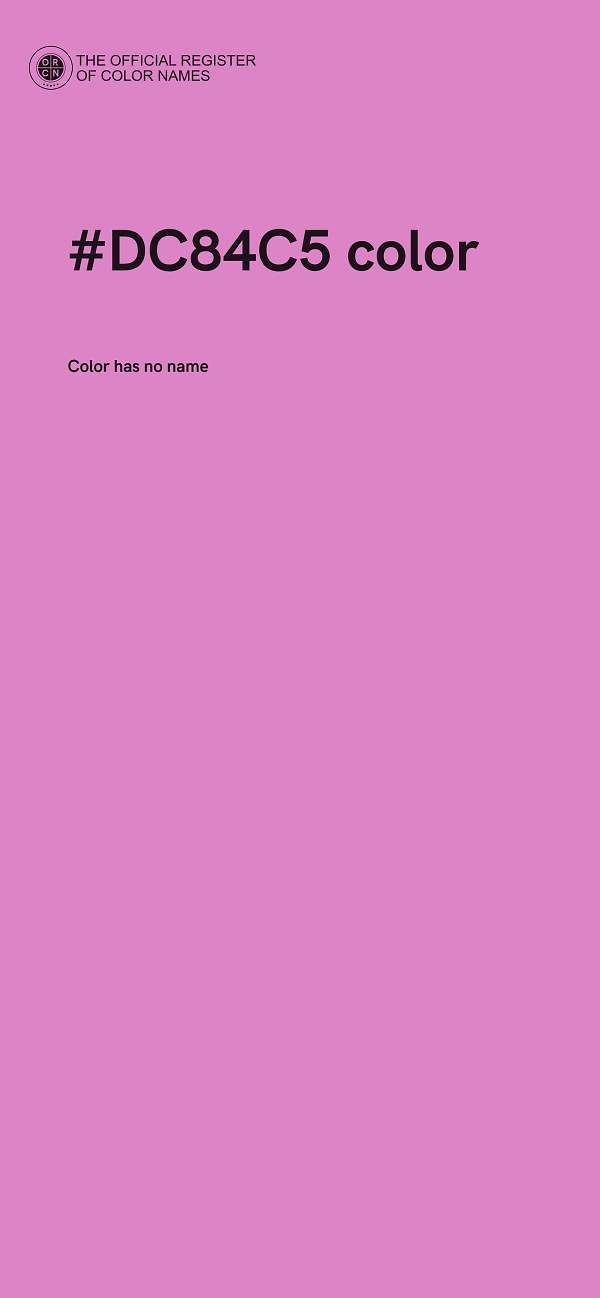 #DC84C5 color image