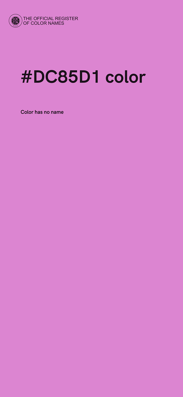 #DC85D1 color image