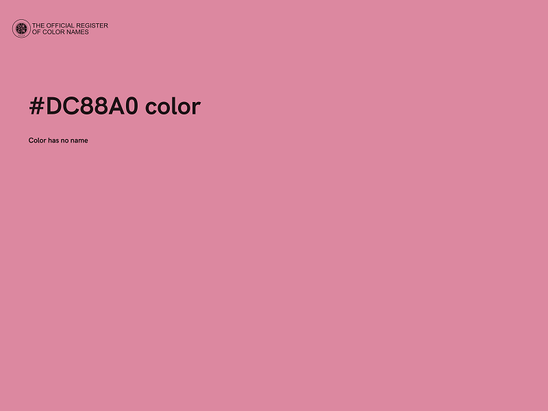 #DC88A0 color image