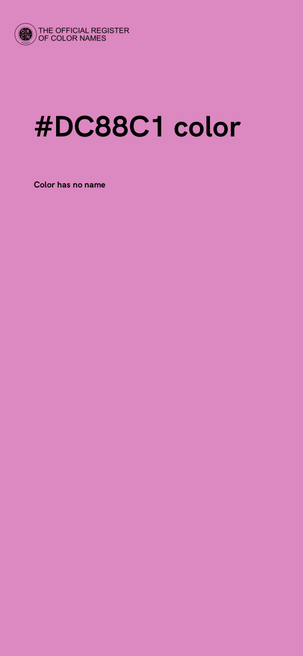 #DC88C1 color image
