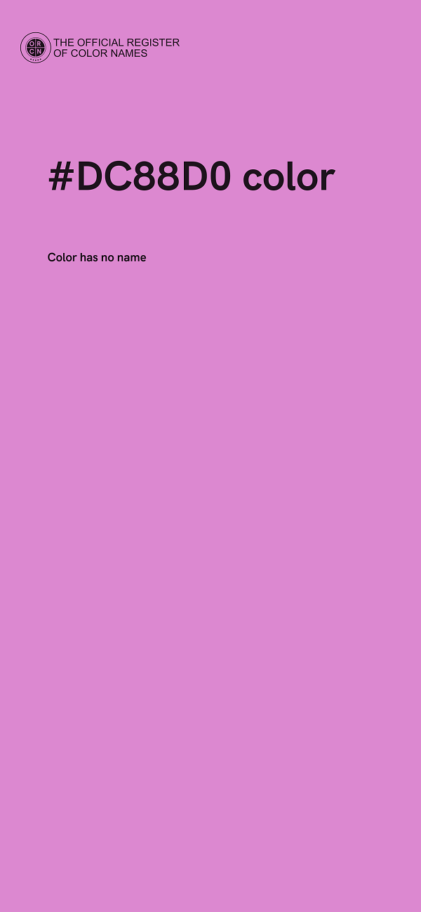 #DC88D0 color image