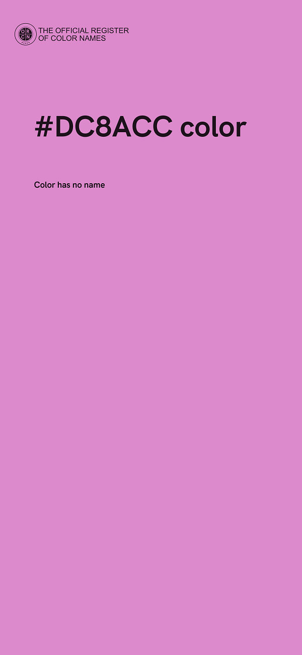 #DC8ACC color image