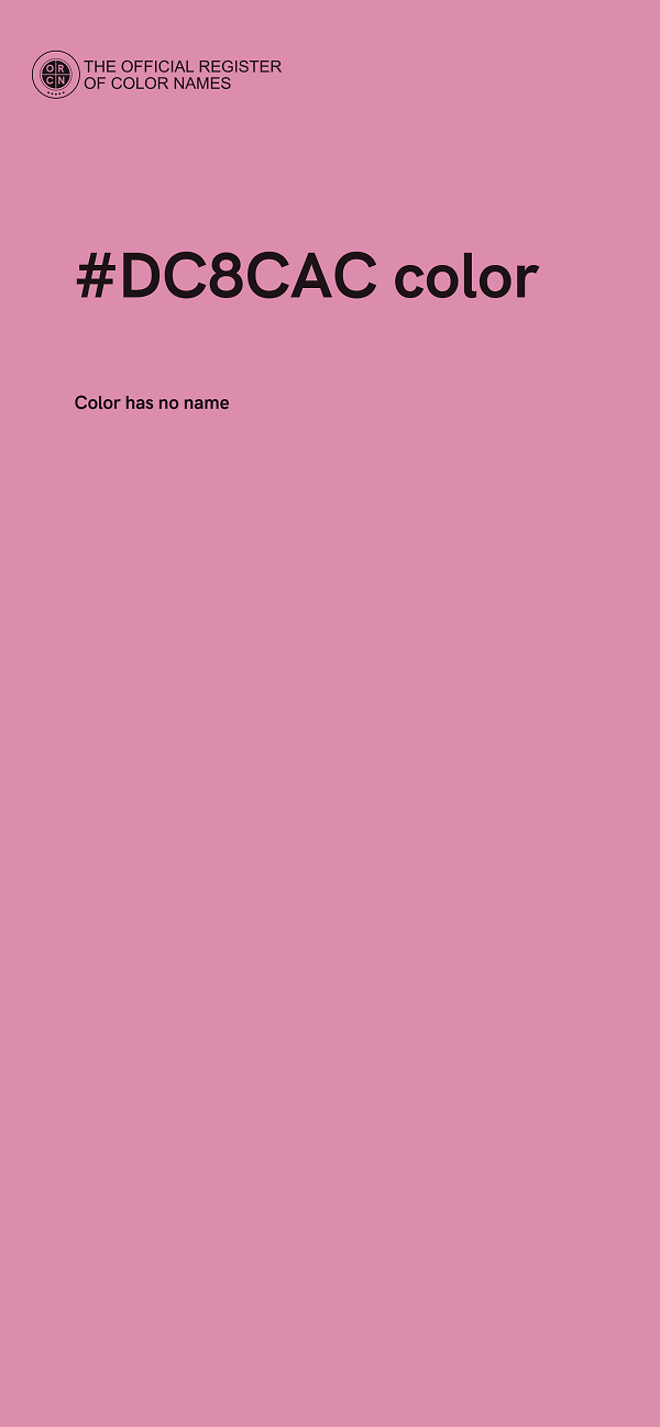 #DC8CAC color image