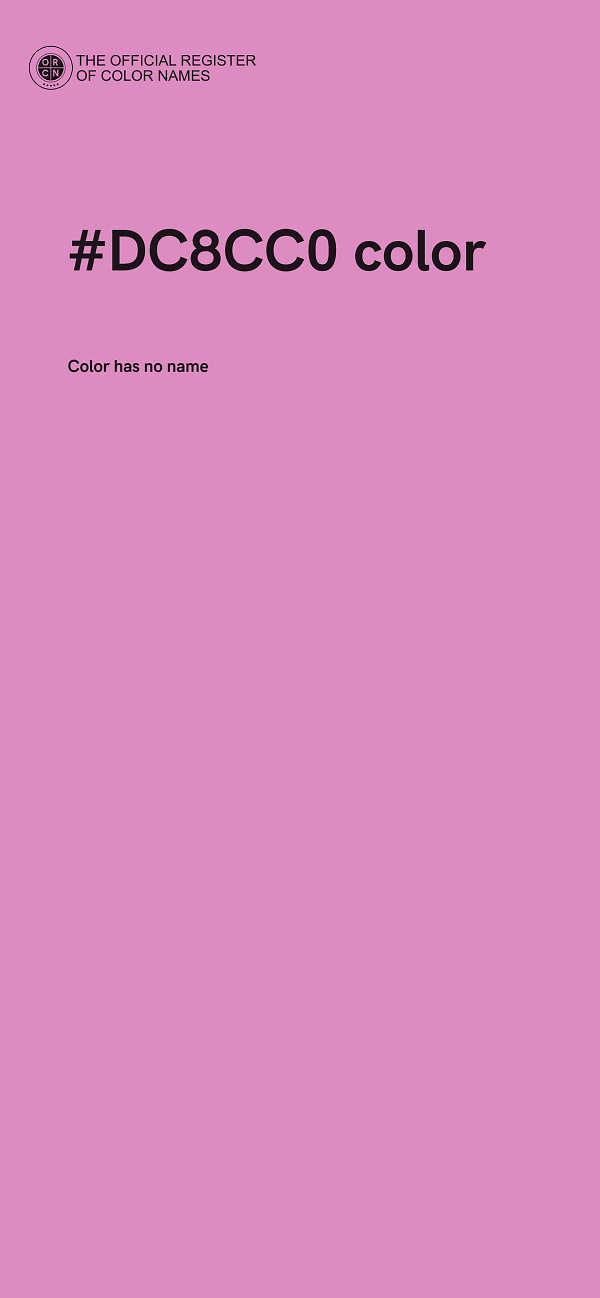 #DC8CC0 color image