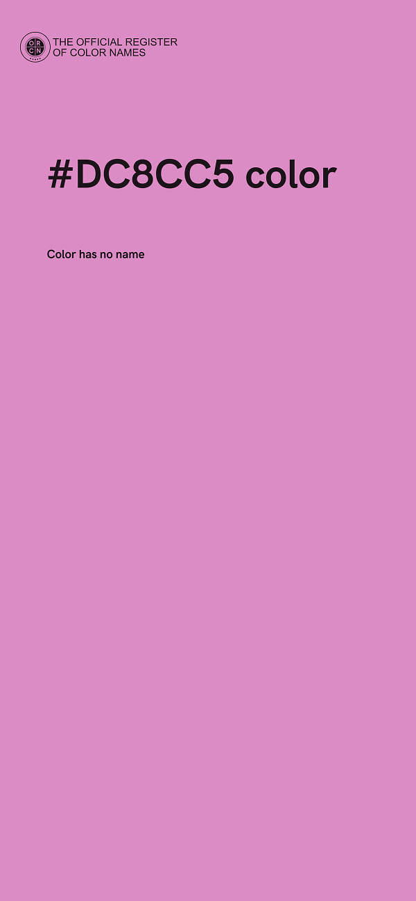 #DC8CC5 color image