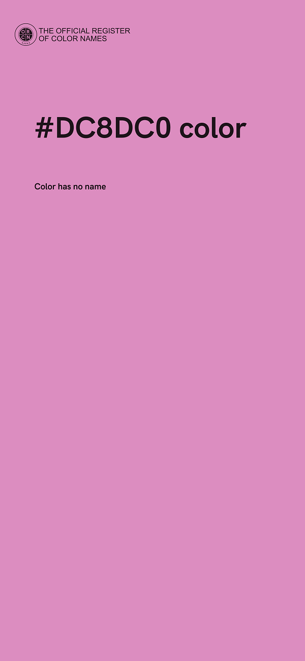 #DC8DC0 color image