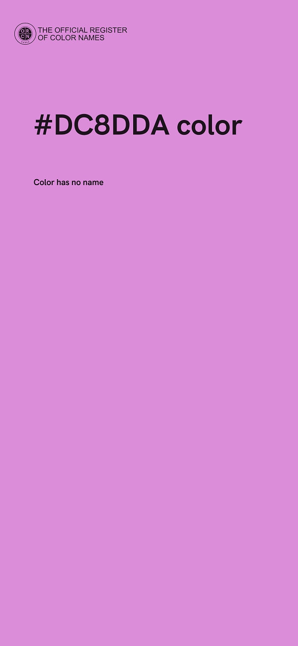 #DC8DDA color image