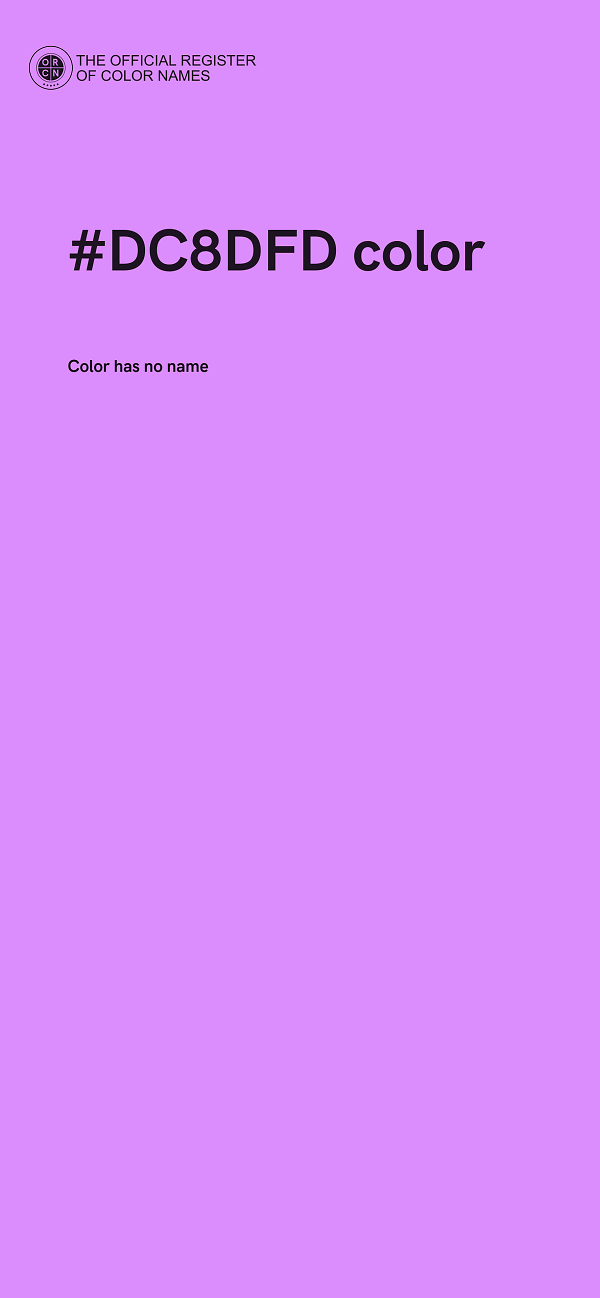 #DC8DFD color image