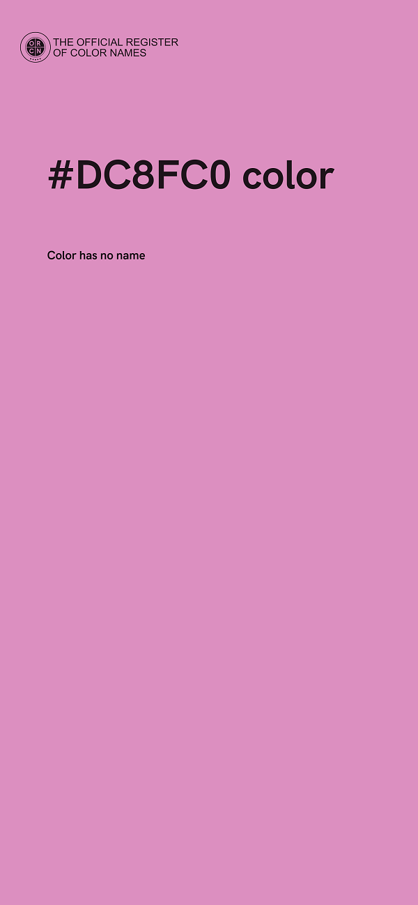 #DC8FC0 color image
