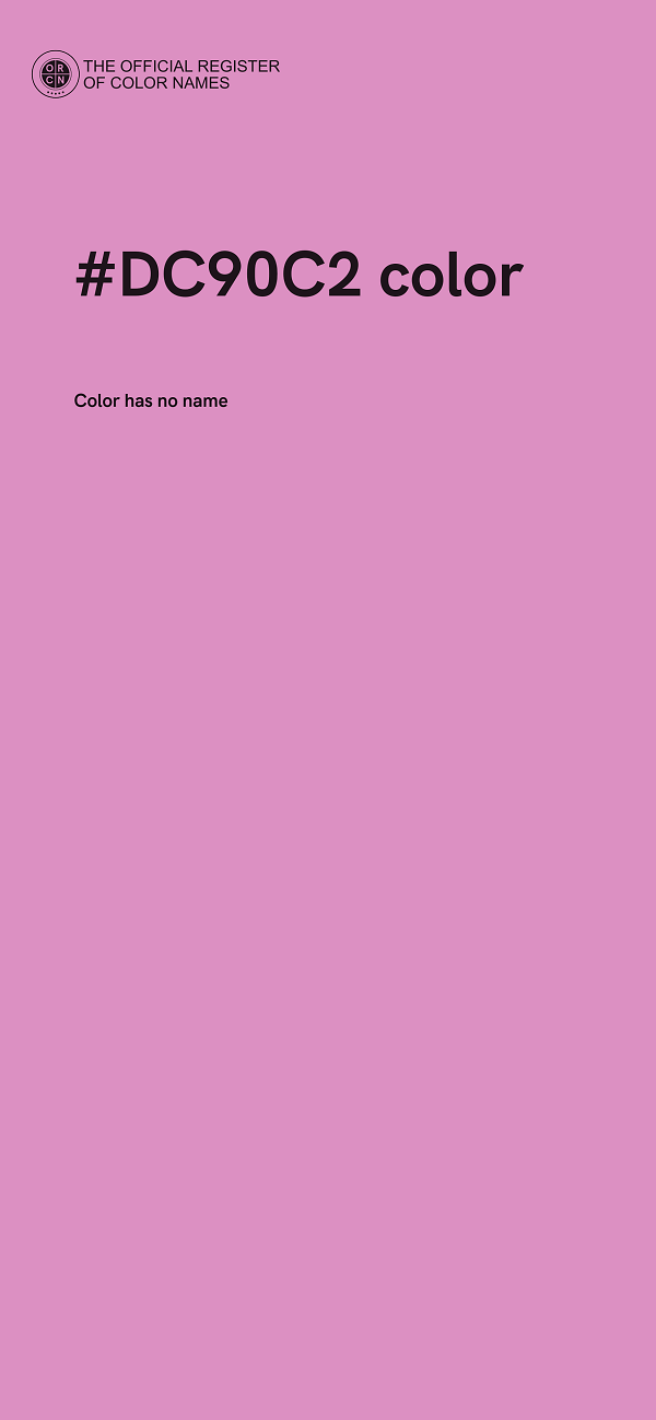 #DC90C2 color image