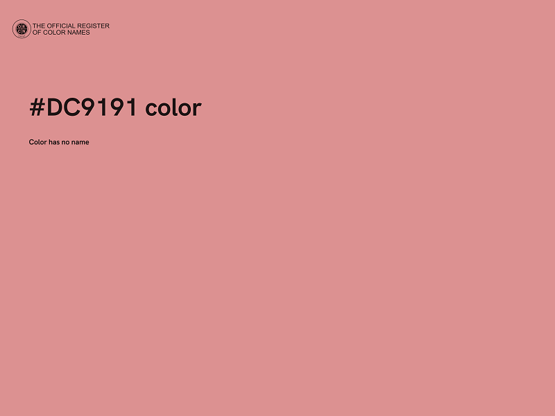 #DC9191 color image