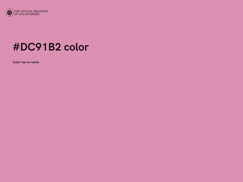 #DC91B2 color image
