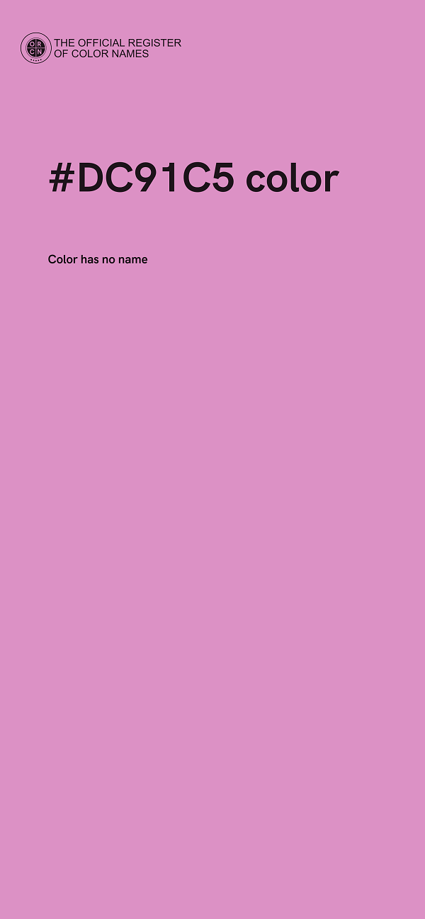 #DC91C5 color image