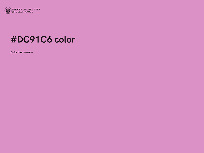 #DC91C6 color image