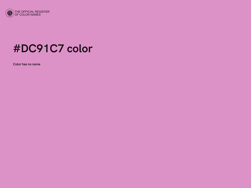 #DC91C7 color image