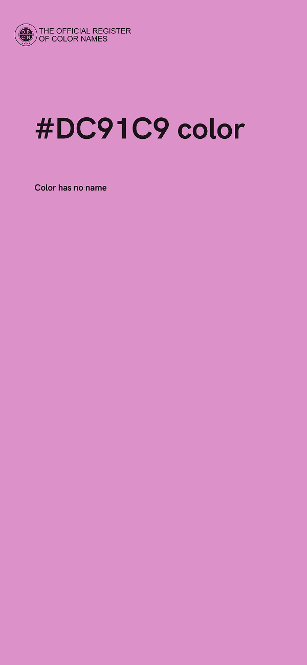 #DC91C9 color image