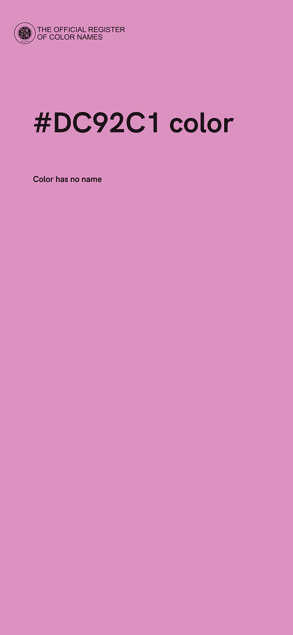 #DC92C1 color image