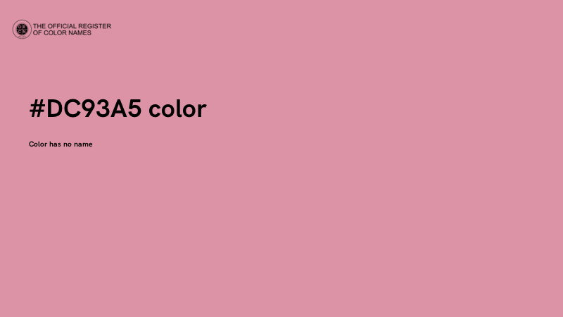 #DC93A5 color image