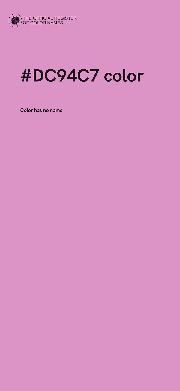 #DC94C7 color image