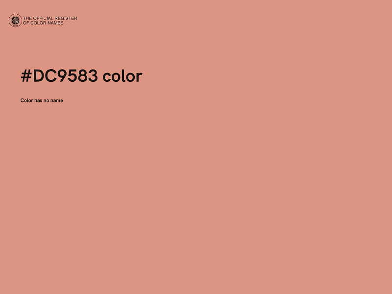 #DC9583 color image