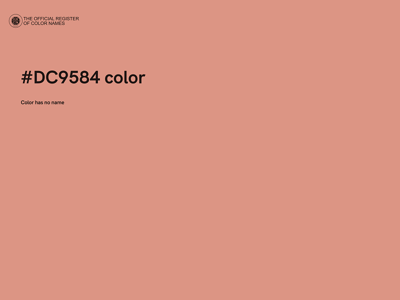 #DC9584 color image