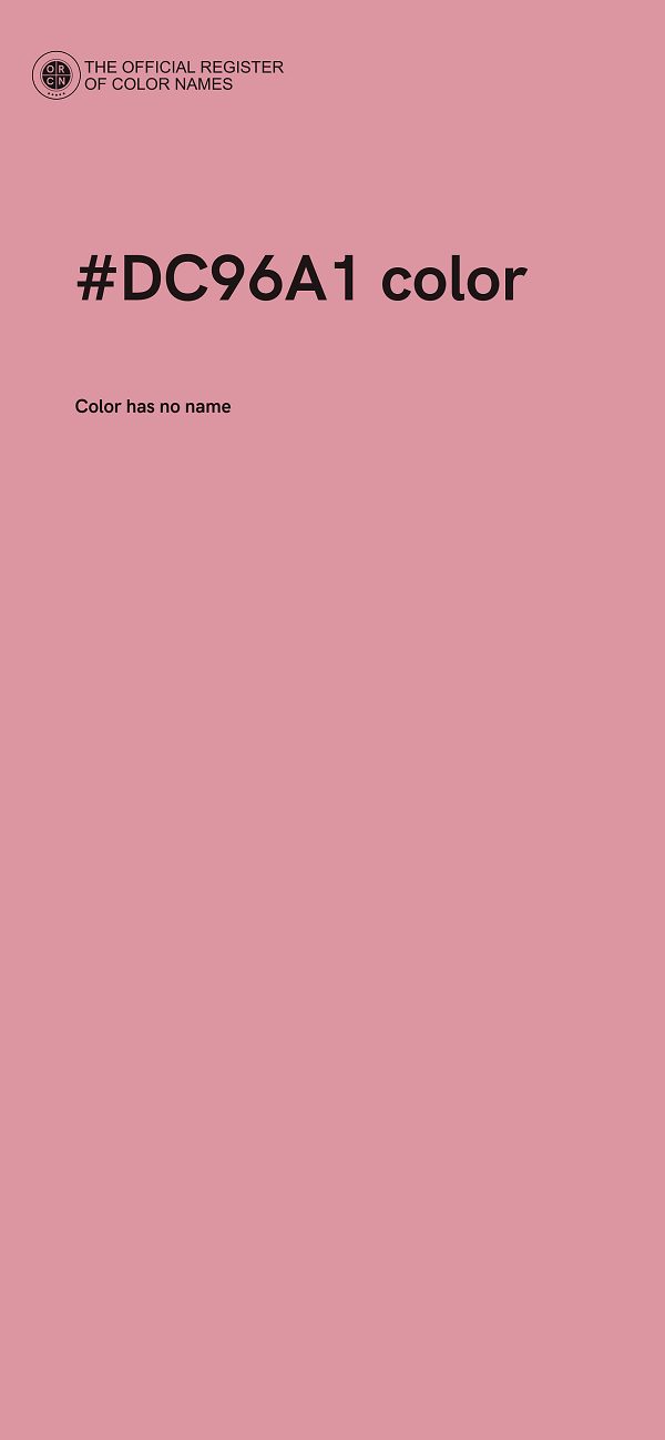 #DC96A1 color image