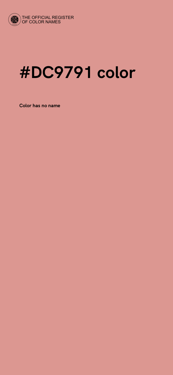 #DC9791 color image