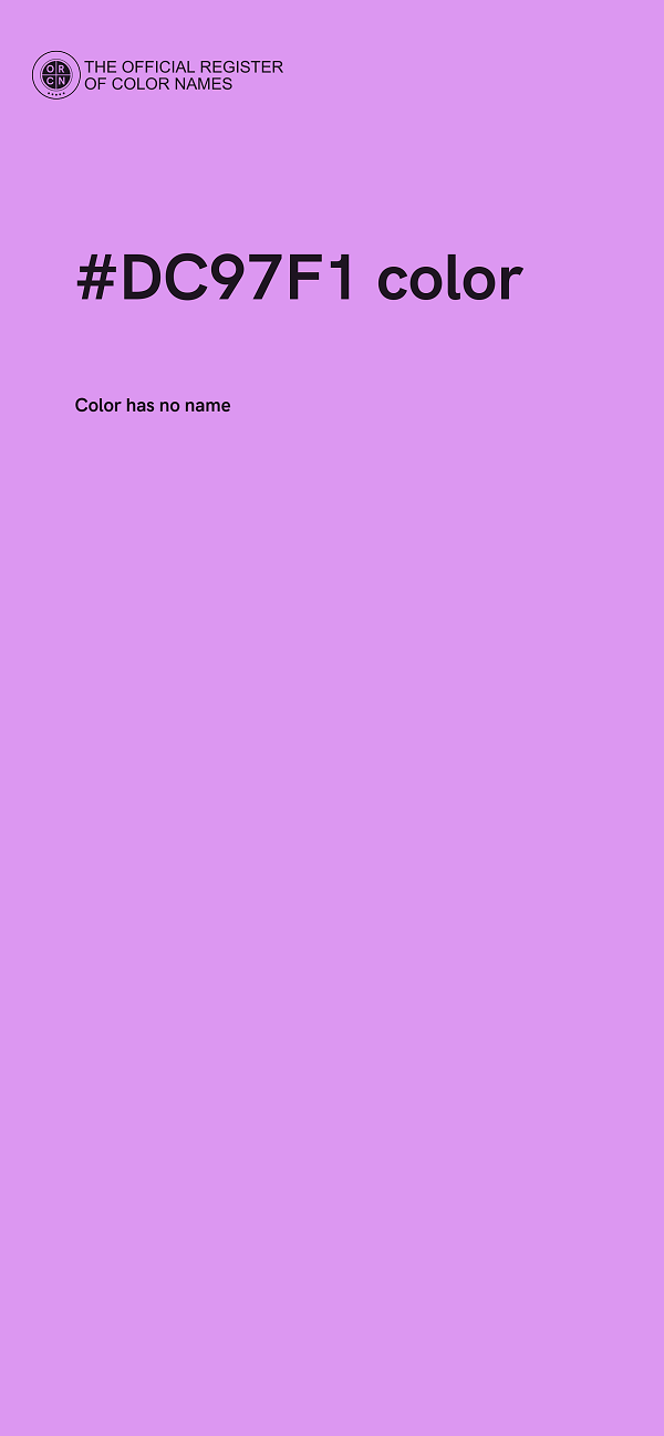 #DC97F1 color image