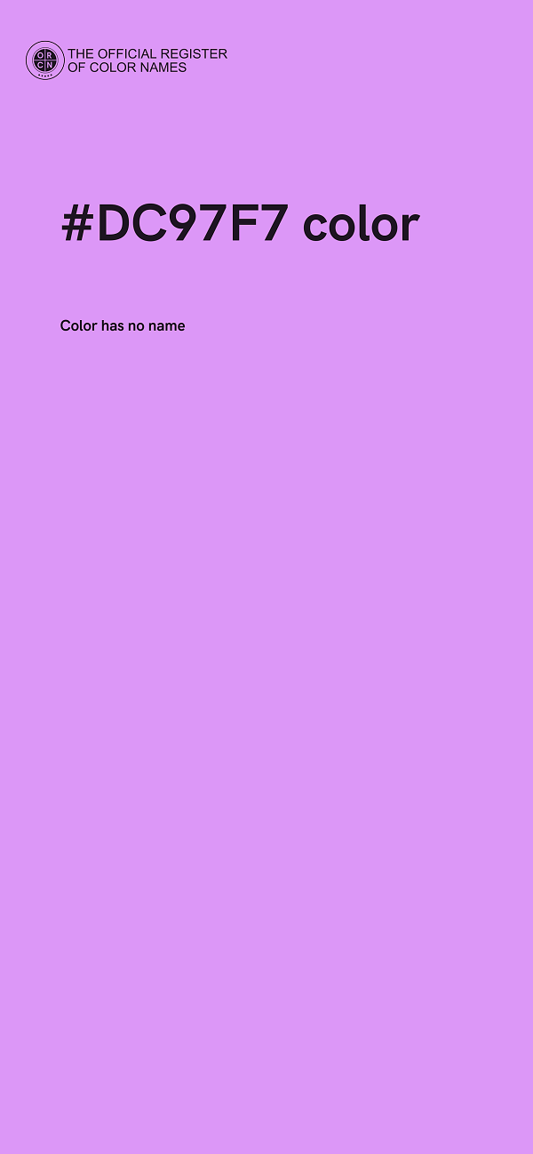 #DC97F7 color image