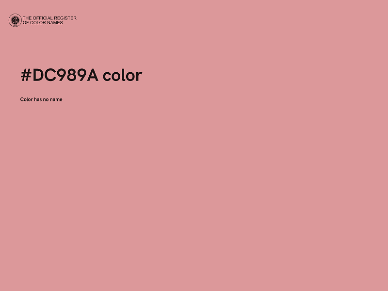 #DC989A color image
