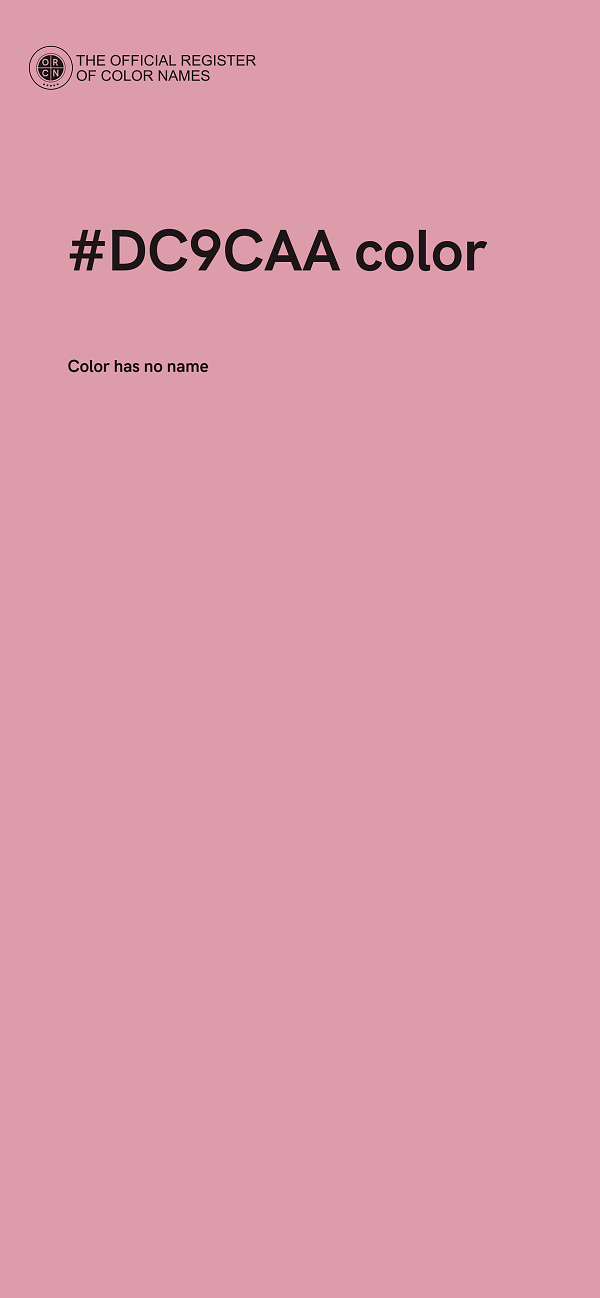 #DC9CAA color image