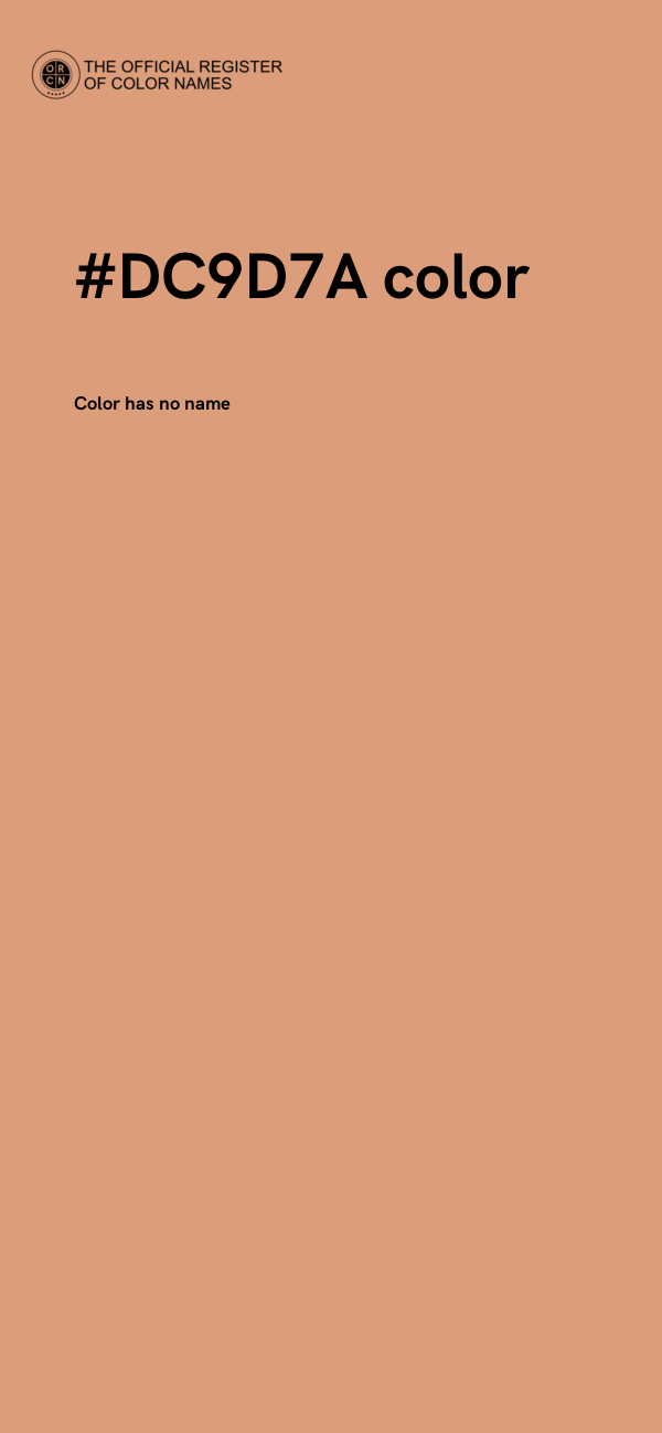#DC9D7A color image