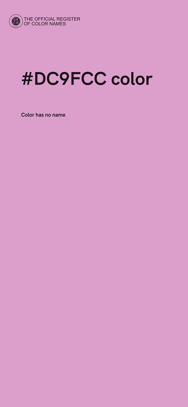 #DC9FCC color image