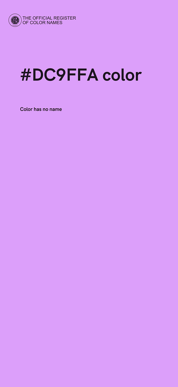 #DC9FFA color image