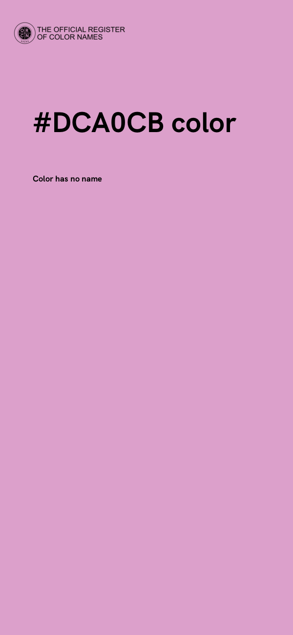#DCA0CB color image