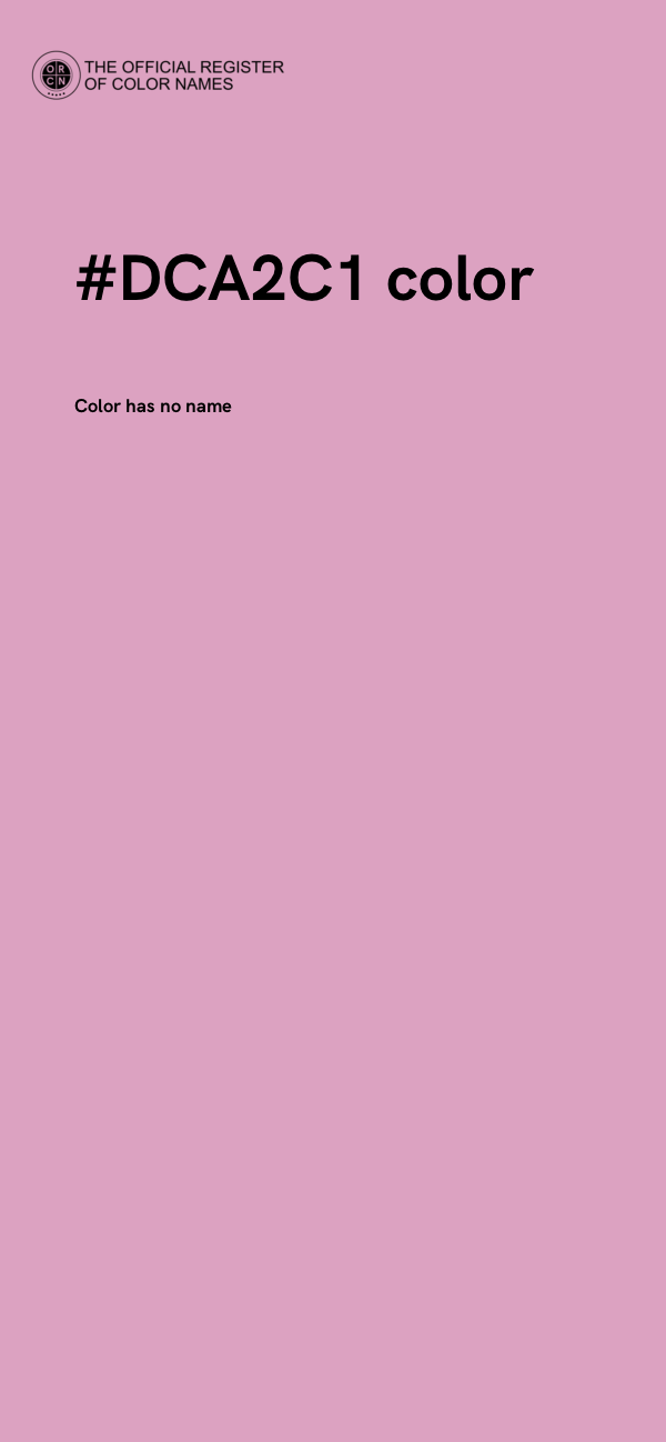 #DCA2C1 color image