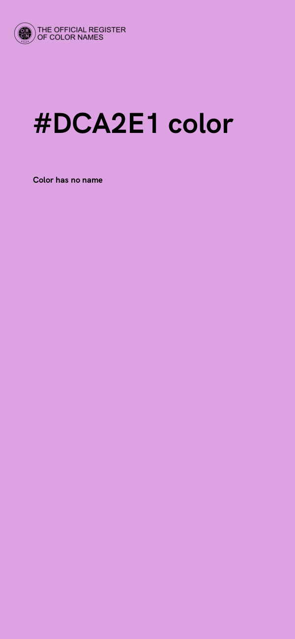 #DCA2E1 color image