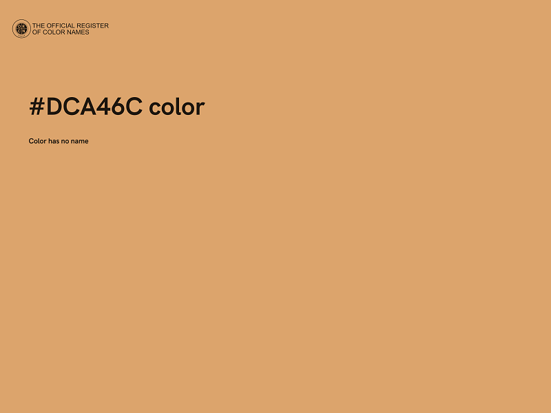 #DCA46C color image