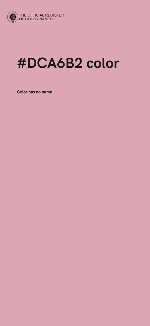 #DCA6B2 color image