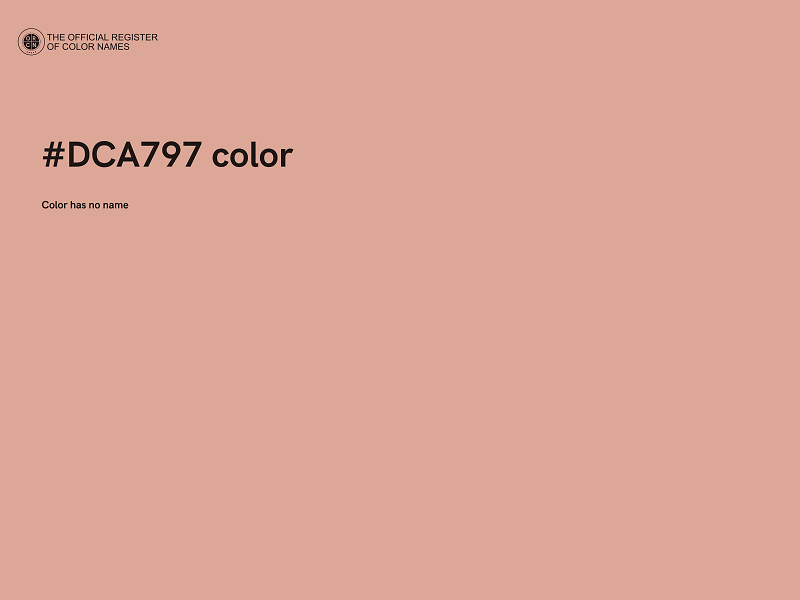 #DCA797 color image