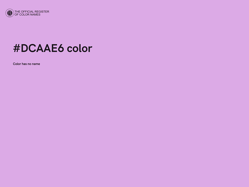 #DCAAE6 color image