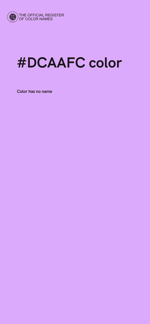#DCAAFC color image