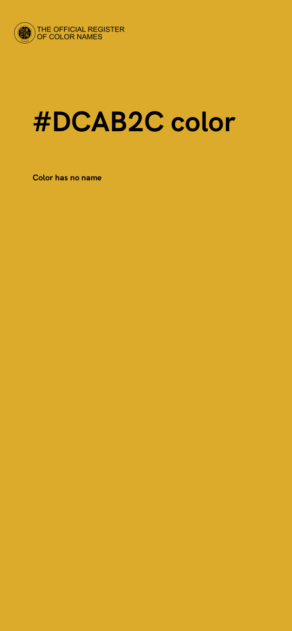 #DCAB2C color image