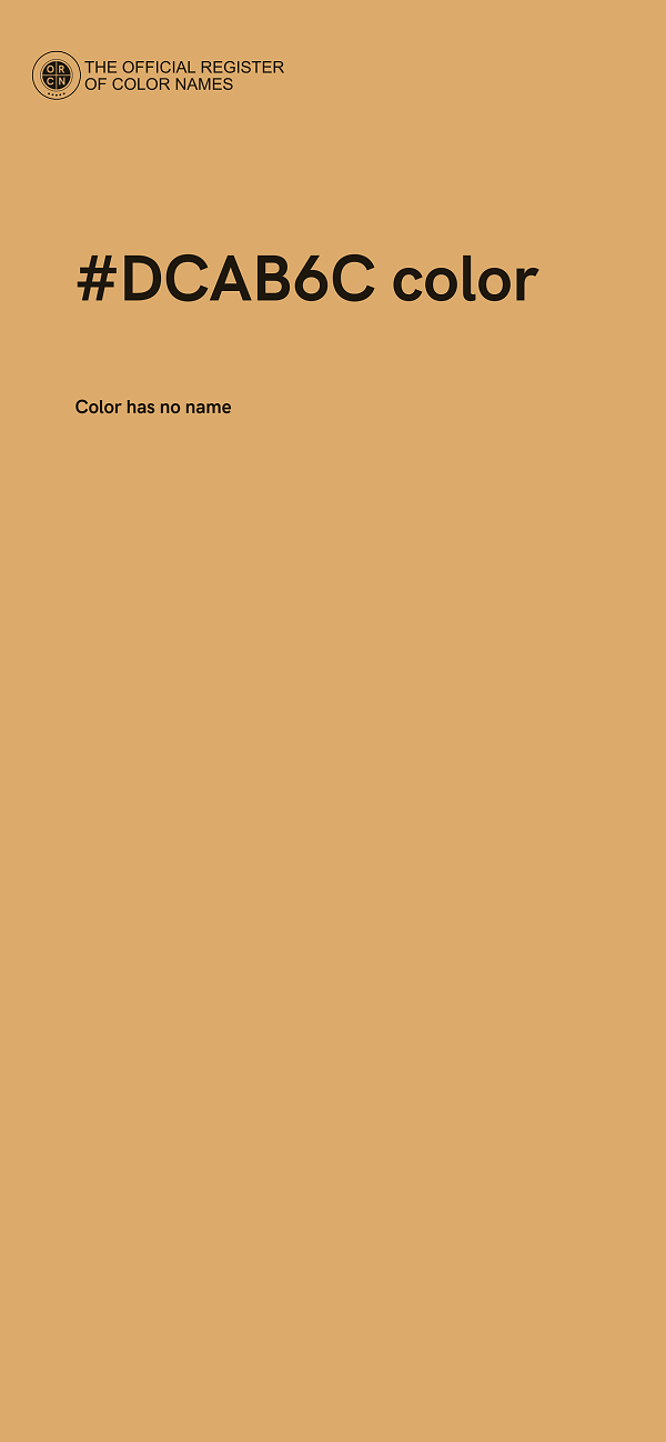 #DCAB6C color image