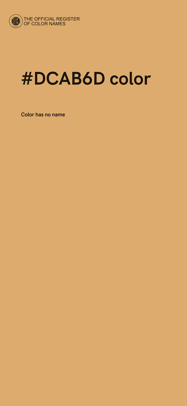 #DCAB6D color image