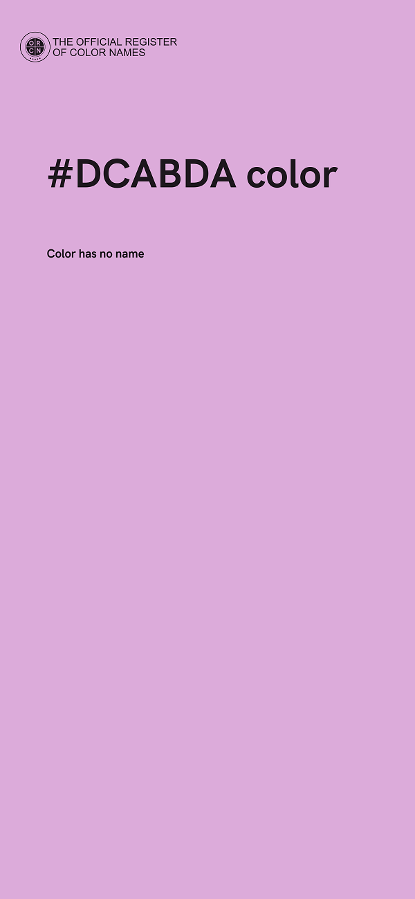 #DCABDA color image