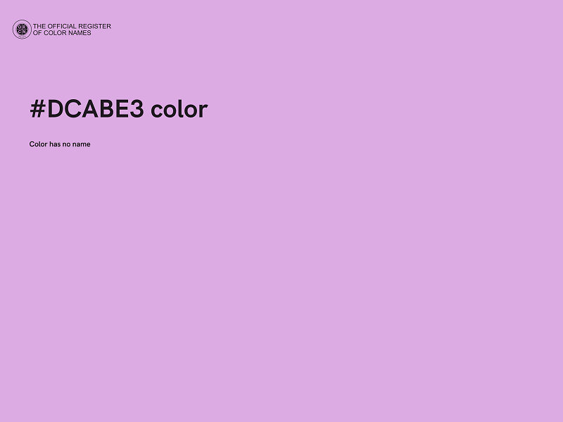 #DCABE3 color image