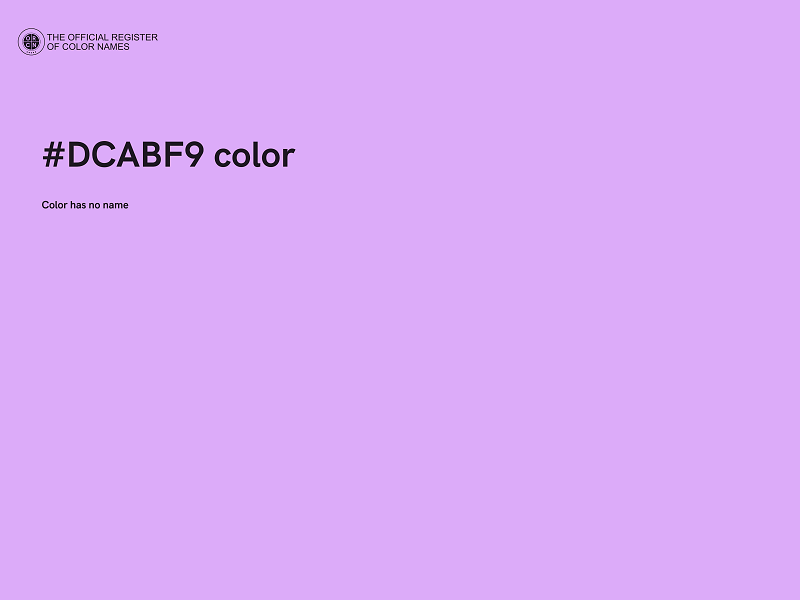 #DCABF9 color image